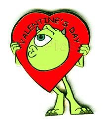 WDW - Mike Wazowski - Monsters Inc - Valentines Day 2003