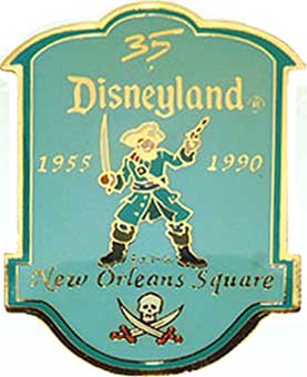 DLR - Cast Member 35th Anniversary Shield Set (New Orleans Square)