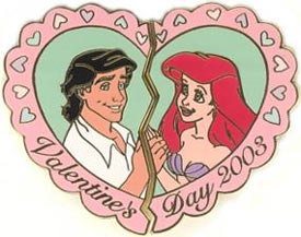 Disney Auctions - Ariel and Eric - Little Mermaid - Valentines Day
