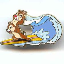 DL - Chip n Dale - AP - Riding Surf Board