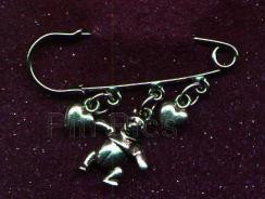 Winnie the Pooh Safety Pin (Dangle)
