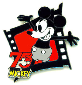75 Years With Mickey Lanyard Pin Trading Set (Classic Mickey)