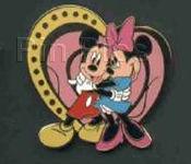 DLR Cast Member Exclusive - Sweetheart Pins (Mickey & Minnie)