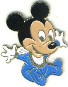 Baby Mickey in Blue Jumper