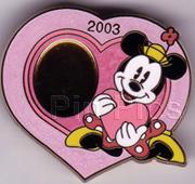 JDS - Minnie Mouse - Heart Frame - Valentines Days 2003 - 