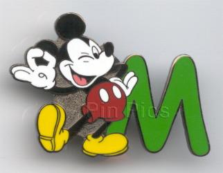 Alphabet Pin - M (Mickey) Prototype