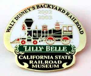 California State Railroad Museum - Lilly Belle Pin
