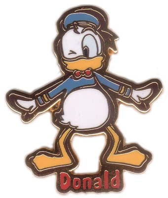JDS - Donald Duck - Mickeys Fun Ride - From a Mini 4 Pin Set