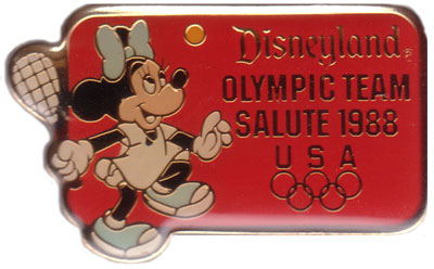 DL – Minnie - Olympic Team Salute 1988 USA – Seoul Olympics - Tennis