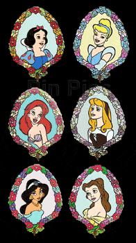 Disney Auctions - Princess of the Month 2003 (6 Pin Set)