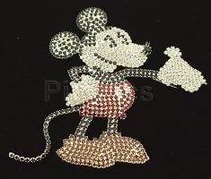 MICKEY MOUSE Crystal Costume Brooch