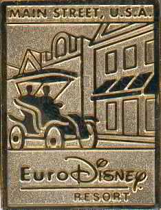 Euro Disney Opening Cast Member Pin (Main Street U.S.A.)