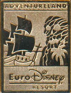 Euro Disney Opening Cast Member Pin (Adventureland)