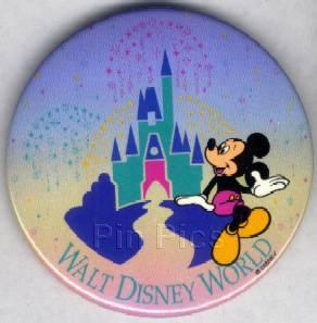Button - Walt Disney World - Castle/Mickey