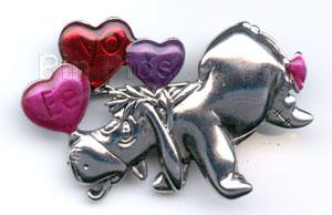 Silver Eeyore with balloons