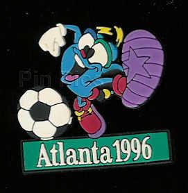 Atlanta 1996 - Rubber IZZY playing Soccer