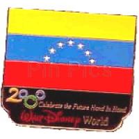 Millennium Village Pavilion Venezuela 2000 flag