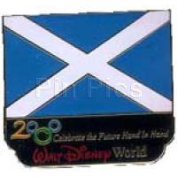 Millennium Village Pavilion Scotland 2000 flag