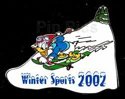 Disney Auctions - Donald Winter Sports 2002 Pin - Skiing (Silver Prototype)