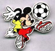 Mickey Mouse Playing Soccer (Plastic)