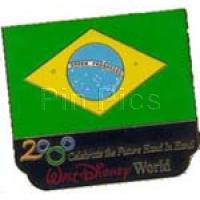 Millennium Village Pavilion Brazil 2000 flag