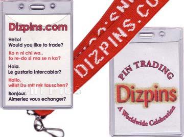 Dizpins.com Lanyard - Hello in Different Languages