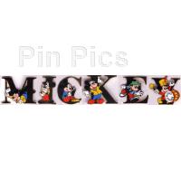 Mickey Character Letter (6 Pin Set #2)