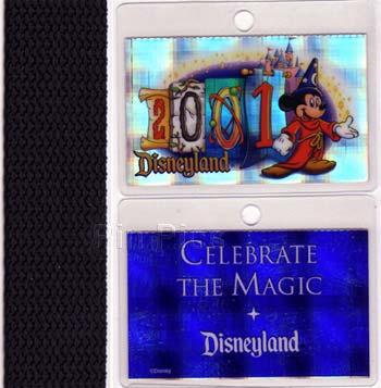 DLR - Celebrate the Magic 2001 Lanyard (Sorcerer Mickey)