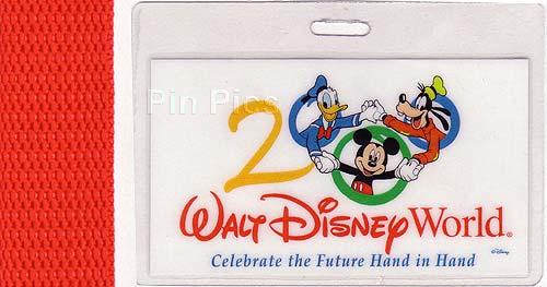 Accessory - WDW - Celebrate the Future Hand in Hand 2000 Lanyard