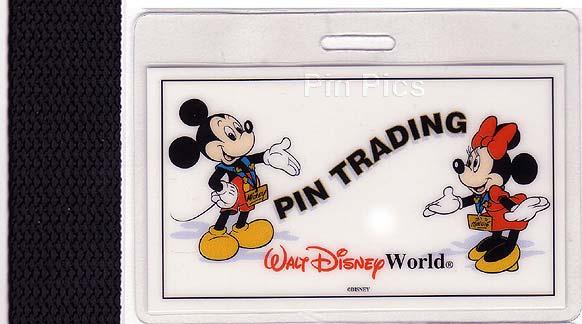 Accessory - WDW - Pin Trading Lanyard (Mickey & Minnie)