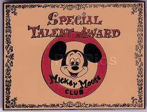 Disney Auctions - Special Talent Card (Mickey Mouse Club)
