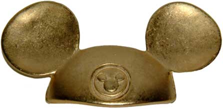 Gold Mickey Mouse Ears Hat