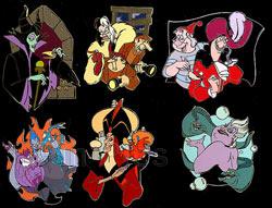 Disney Auctions - Villains and Sidekicks - Set