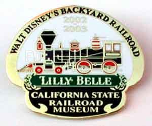 California State Railroad Museum - Lilly Belle Pin (Second Edition)
