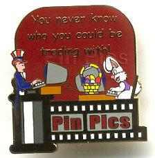 PinPics Easter - 4th of July Trading Pin