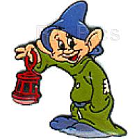 Dopey with a lantern