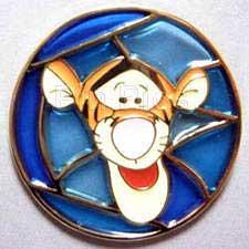 JDS - Tigger - Stained Glass Circle