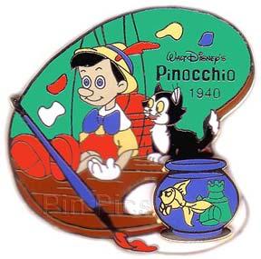 M&P - Pinocchio, Figaro & Cleo - Pinocchio 1940 - History of Art 2003
