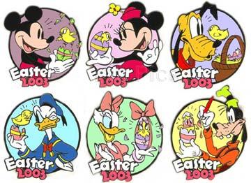 Disney Auctions - Easter 2003 (6 Pin Set)