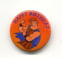 Happy Birthday Hercules Button