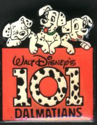 101 Dalmatians sign with three puppies