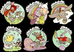 Disney Auctions - Easter 2003 (Character Pin Set)