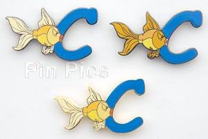 Disney Auctions - Disneyland Alphabet Pin Set (C - Cleo) Prototype