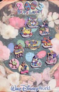 Accessory - WDW - Mat/Pin Card - Parade of Pins - Easter 2003
