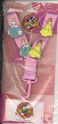 DLRP - Cinderella and Belle - Princess Starter Set - Lanyard, Card, Pins