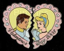 Disney Auctions - Cinderella & Prince Charming Valentine (Silver Prototype)
