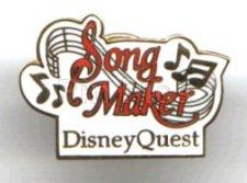 DisneyQuest Songmaker CM/ Press Pin