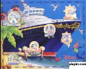 Accessory - DCL - Disney Cruise Pin Event - Sprucing Up The Ship Activity Search (Completer Map)