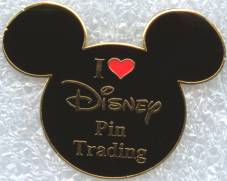 Disney's Pin Celebration 2001 - I Love Disney Pin Trading Hat Set (Pin Only)