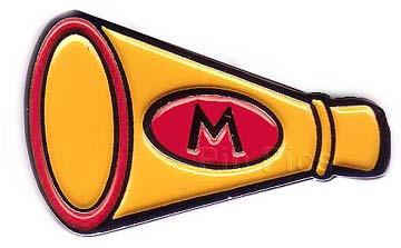 TDR - Megaphone - M - Yellow - Movie Production - From a 4 Pin Set - TDS